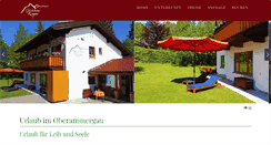 Desktop Screenshot of oberammergau-ferien.de